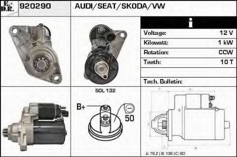 EDR 920290 - Стартер vvparts.bg