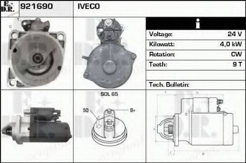 EDR 921690 - Стартер vvparts.bg