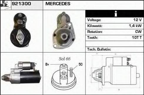 EDR 921300 - Стартер vvparts.bg