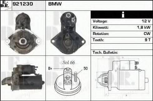 EDR 921230 - Стартер vvparts.bg