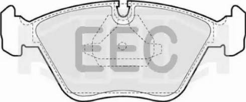 EEC BRP0596 - Комплект спирачно феродо, дискови спирачки vvparts.bg