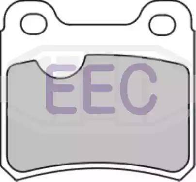 EEC BRP0597 - Комплект спирачно феродо, дискови спирачки vvparts.bg