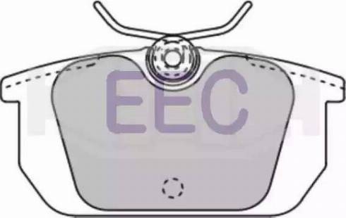 EEC BRP0524 - Комплект спирачно феродо, дискови спирачки vvparts.bg