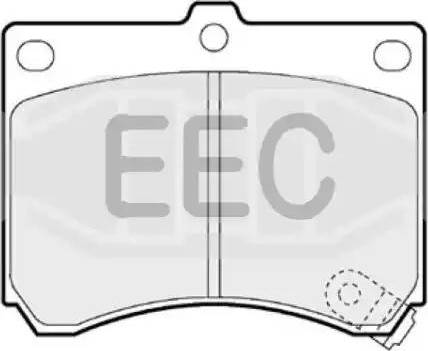 EEC BRP0687 - Комплект спирачно феродо, дискови спирачки vvparts.bg