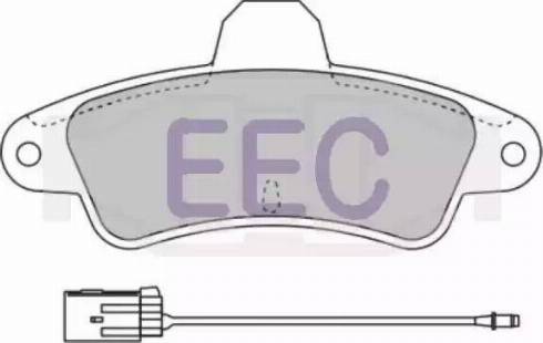 EEC BRP0807 - Комплект спирачно феродо, дискови спирачки vvparts.bg