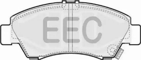 EEC BRP0816 - Комплект спирачно феродо, дискови спирачки vvparts.bg