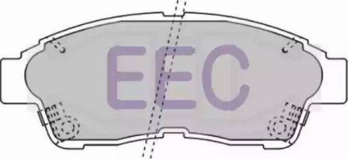 EEC BRP0792 - Комплект спирачно феродо, дискови спирачки vvparts.bg