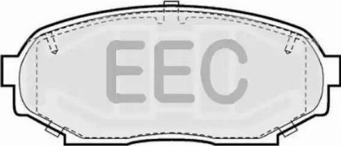 EEC BRP0746 - Комплект спирачно феродо, дискови спирачки vvparts.bg
