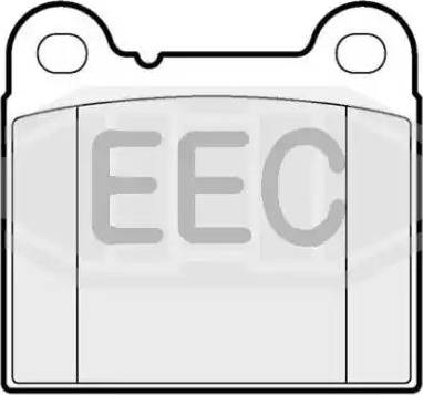 EEC BRP0716 - Комплект спирачно феродо, дискови спирачки vvparts.bg