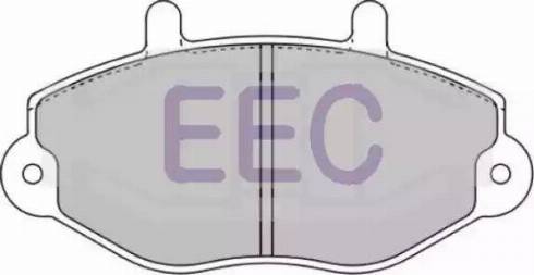 EEC BRP0729 - Комплект спирачно феродо, дискови спирачки vvparts.bg