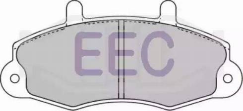 EEC BRP0728 - Комплект спирачно феродо, дискови спирачки vvparts.bg
