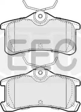 Klaxcar France 24535z - Комплект спирачно феродо, дискови спирачки vvparts.bg