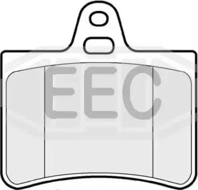 EEC BRP1233 - Комплект спирачно феродо, дискови спирачки vvparts.bg