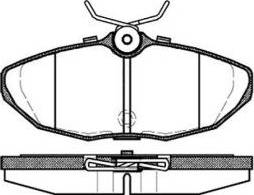 BOSCH 986424702 - Комплект спирачно феродо, дискови спирачки vvparts.bg