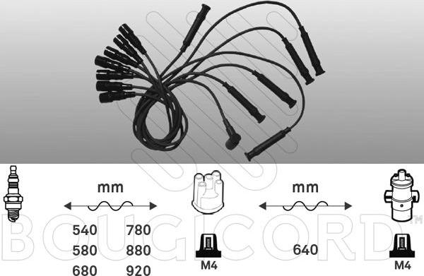 EFI 9225 - Комплект запалителеи кабели vvparts.bg