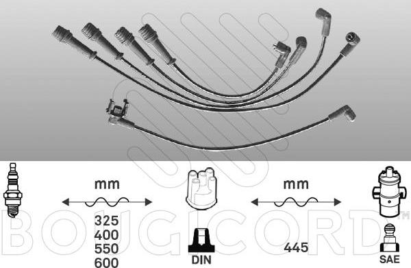 EFI 4486 - Комплект запалителеи кабели vvparts.bg