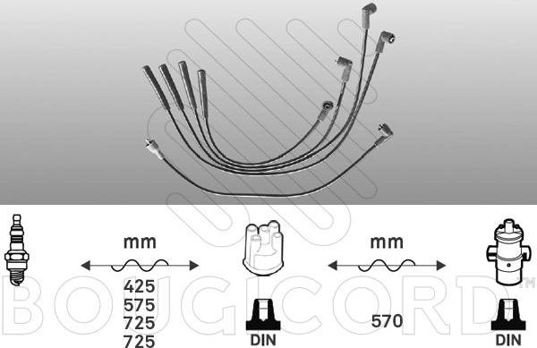 EFI 4060 - Комплект запалителеи кабели vvparts.bg