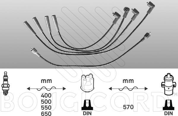 EFI 4003 - Комплект запалителеи кабели vvparts.bg