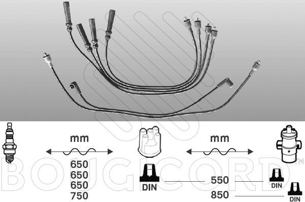 EFI 4086 - Комплект запалителеи кабели vvparts.bg