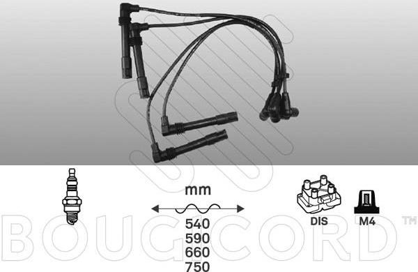 EFI 4195 - Комплект запалителеи кабели vvparts.bg