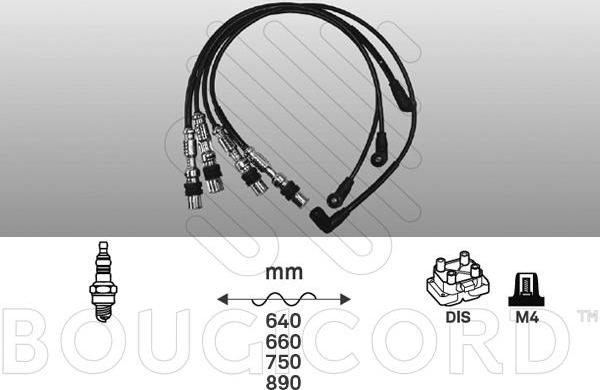 EFI 4196 - Комплект запалителеи кабели vvparts.bg