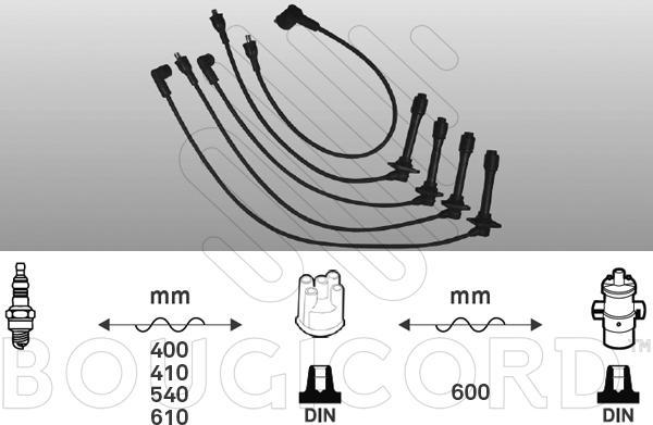 EFI 4167 - Комплект запалителеи кабели vvparts.bg