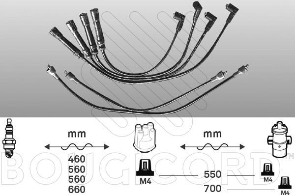 EFI 4105 - Комплект запалителеи кабели vvparts.bg