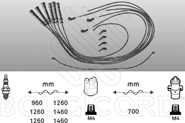 EFI 4106 - Комплект запалителеи кабели vvparts.bg