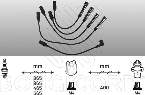 EFI 4101 - Комплект запалителеи кабели vvparts.bg