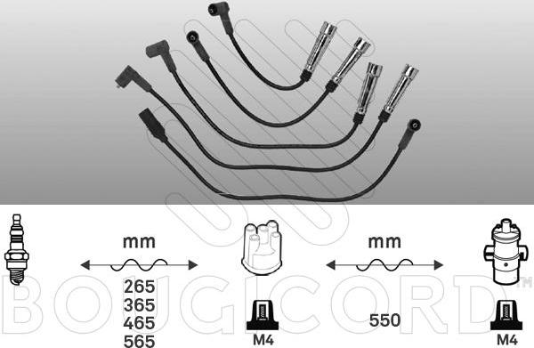 EFI 4102 - Комплект запалителеи кабели vvparts.bg