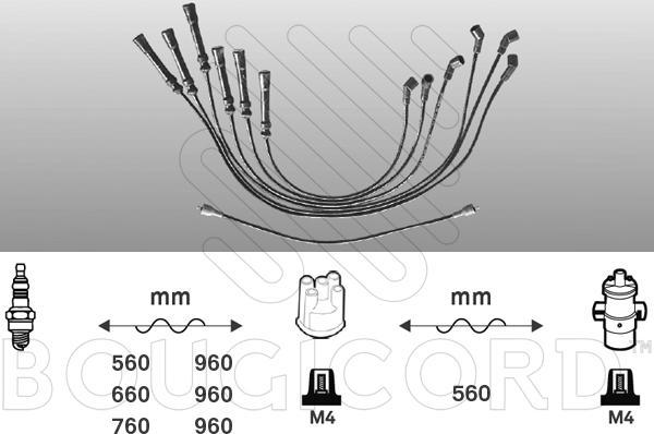 EFI 4107 - Комплект запалителеи кабели vvparts.bg