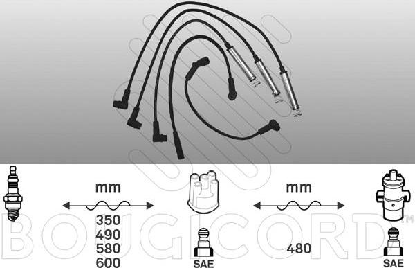 EFI 4126 - Комплект запалителеи кабели vvparts.bg