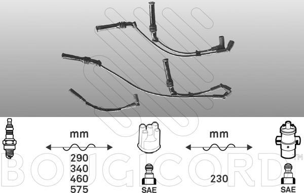 EFI 4306 - Комплект запалителеи кабели vvparts.bg