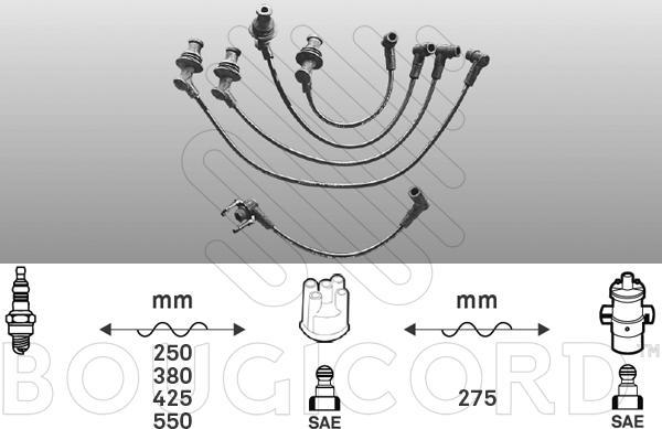 EFI 1413 - Комплект запалителеи кабели vvparts.bg