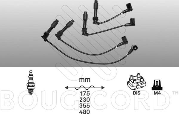 EFI 8101 - Комплект запалителеи кабели vvparts.bg