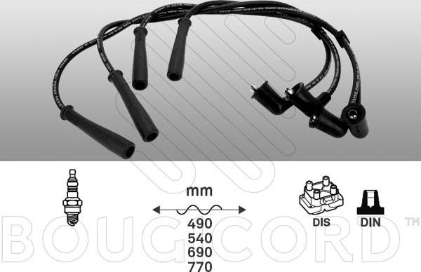 EFI 8118 - Комплект запалителеи кабели vvparts.bg