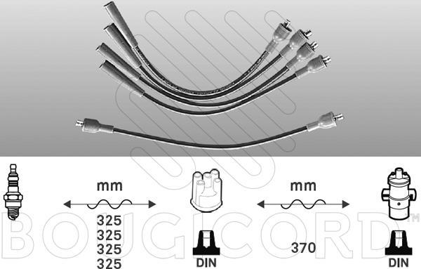 EFI 3413 - Комплект запалителеи кабели vvparts.bg