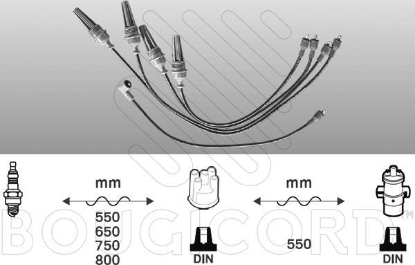 EFI 3373 - Комплект запалителеи кабели vvparts.bg