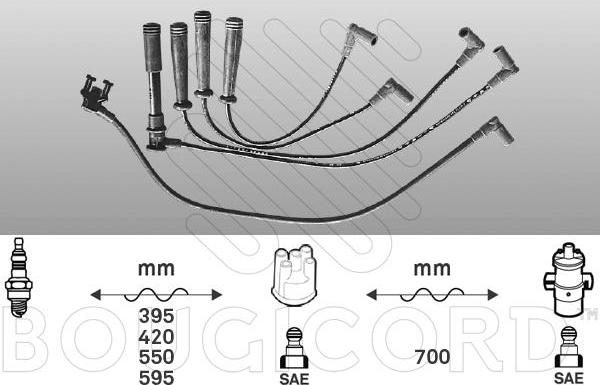 EFI 2496 - Комплект запалителеи кабели vvparts.bg