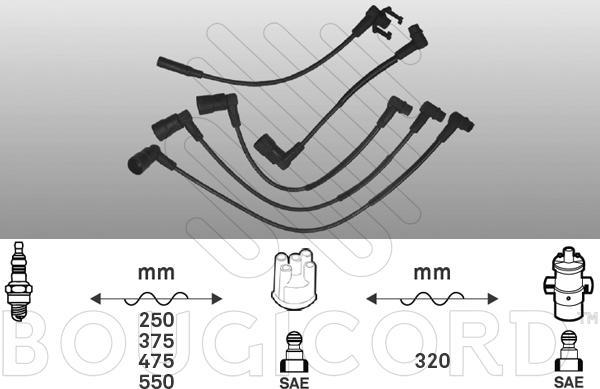 EFI 2497 - Комплект запалителеи кабели vvparts.bg