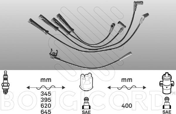 EFI 2456 - Комплект запалителеи кабели vvparts.bg