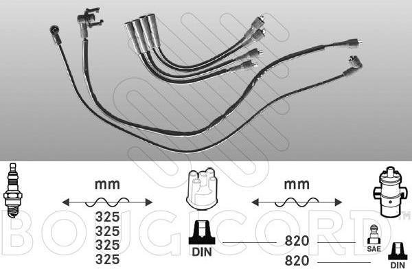 EFI 2451 - Комплект запалителеи кабели vvparts.bg