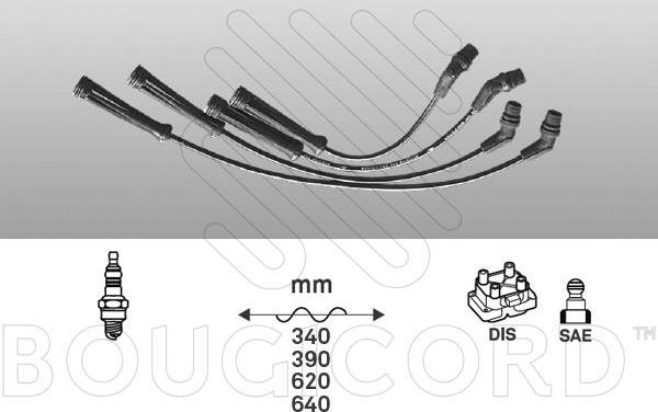 EFI 2457 - Комплект запалителеи кабели vvparts.bg