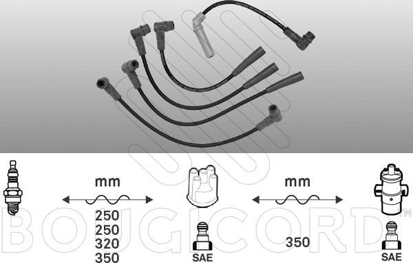 EFI 7110 - Комплект запалителеи кабели vvparts.bg