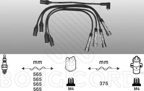 EFI 7240 - Комплект запалителеи кабели vvparts.bg