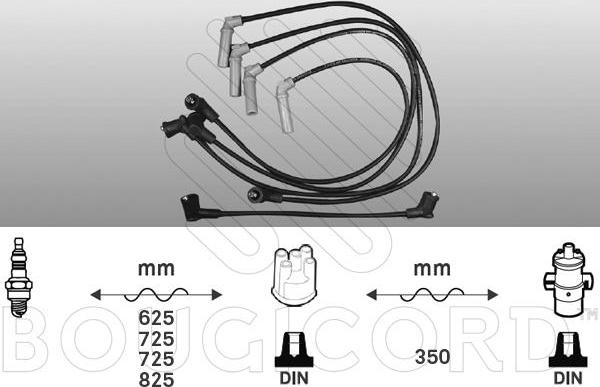 EFI 7234 - Комплект запалителеи кабели vvparts.bg