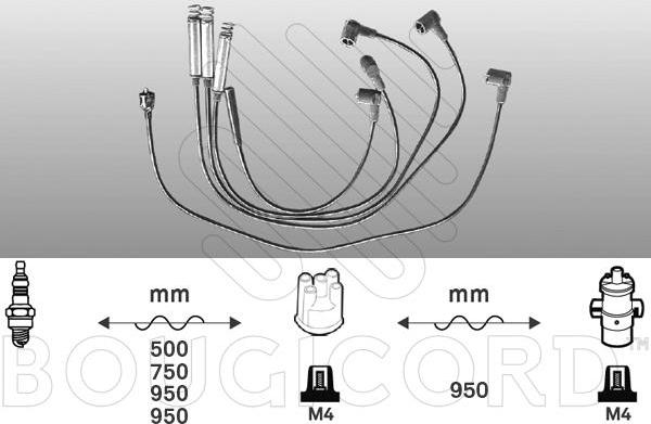 EFI 7231 - Комплект запалителеи кабели vvparts.bg