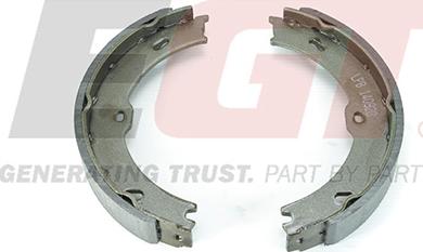 EGT 421667EGT - Комплект спирачна челюст, ръчна спирачка vvparts.bg