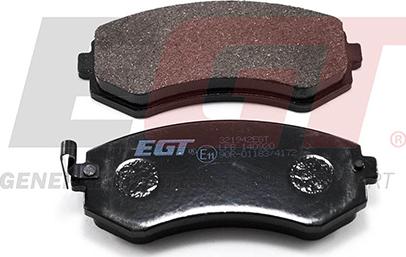 EGT 321942EGT - Комплект спирачно феродо, дискови спирачки vvparts.bg