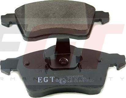 EGT 321491EGT - Комплект спирачно феродо, дискови спирачки vvparts.bg